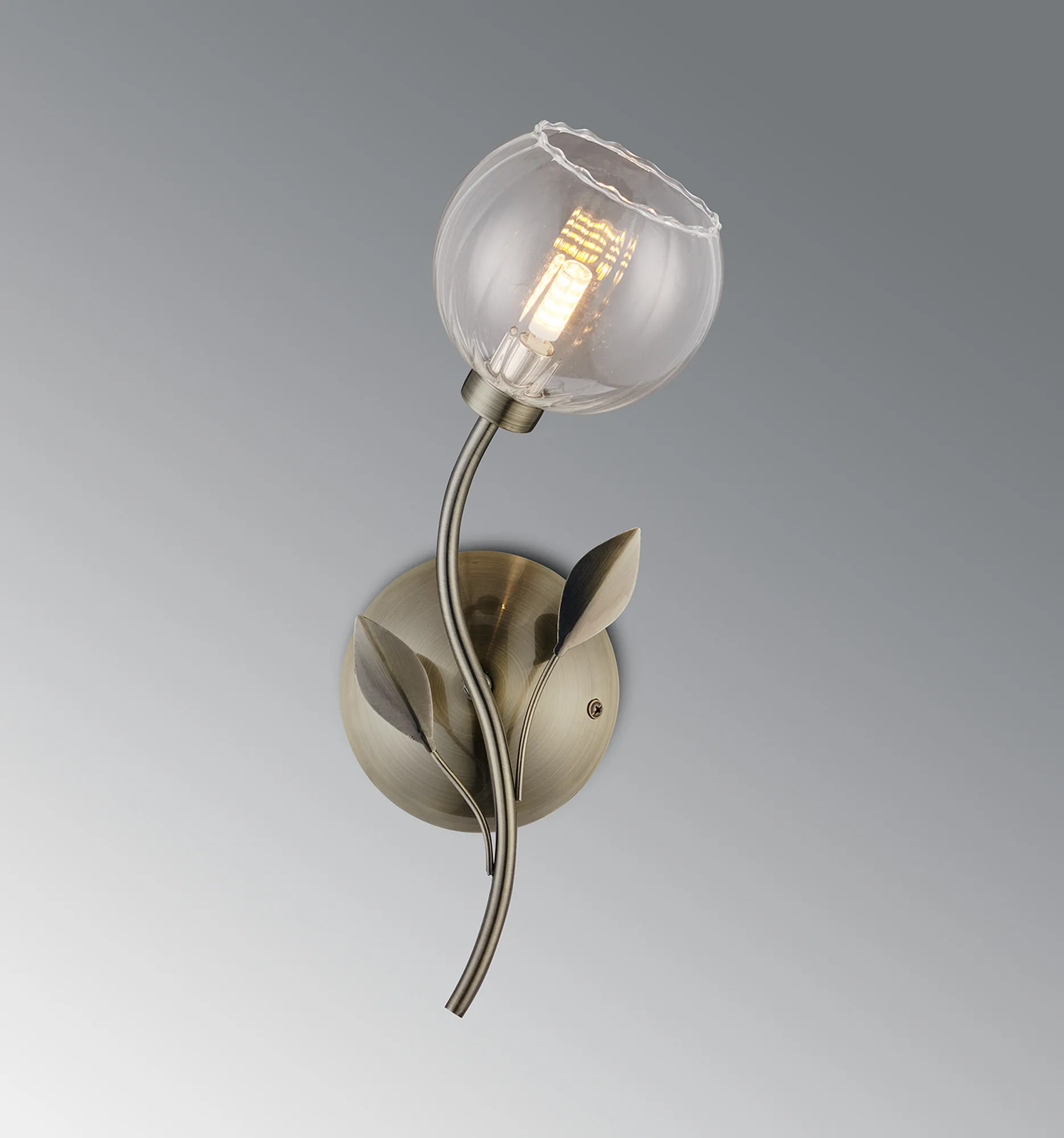 Elm Wall Lights Deco Armed Wall Lights